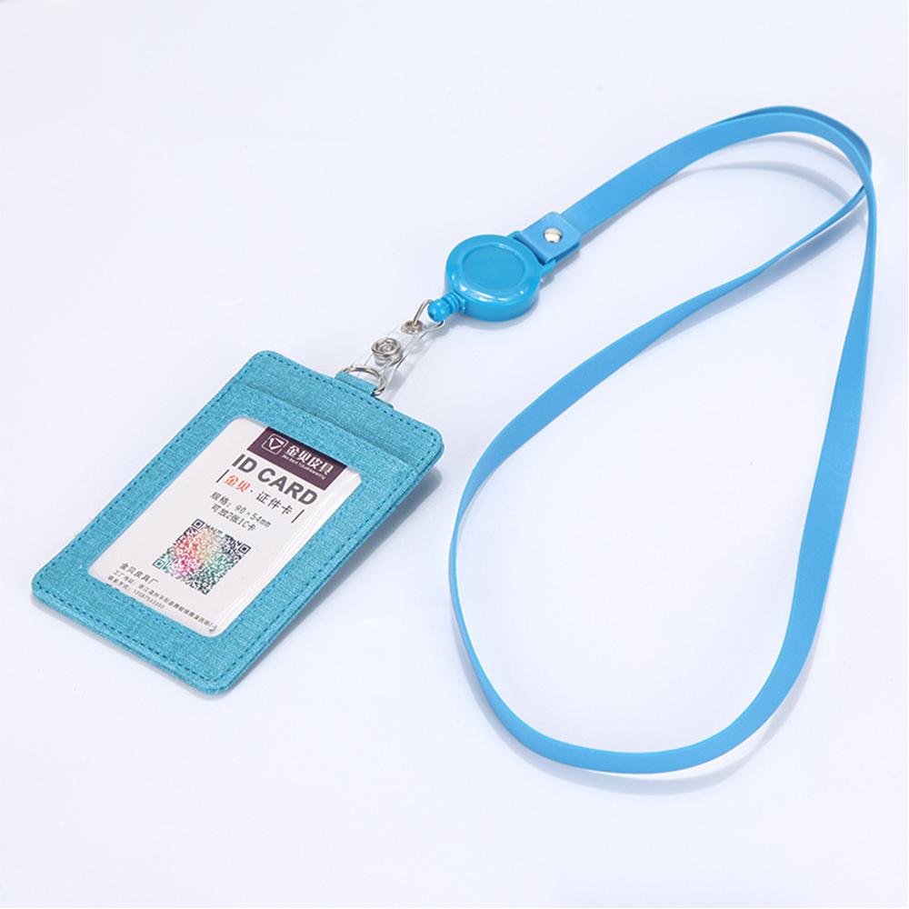Wallet Coin Bag Lanyards ID Badge Holder Credit Card Holder Strap Card holder Protect Cover Bag