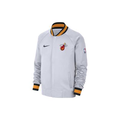 Nike NBA Miami Heat Showtime City Edition Kurtka Dri-Fit Biała Męska Streetwear DN8409-100