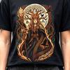 Samhain Witch Celtic Norse Halloween Pagan Magic Shirt Autumn Ritual Raven Fantasy Tee