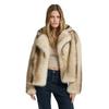 Coat women's autumn and winter European and American short fox hair big fur collar jacket