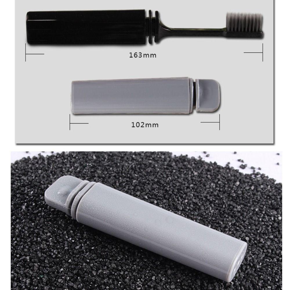 Hair Toothbrush Oral Hygiene Tool Bamboo Charcoal Travel Toothbrush Tooth Brush Oral Care Brush