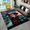Kamado Nezuko Demon Slayer Anime Area Rug,Carpet Rug for Living Room Children Bedroom Sofa Doormat Decor,Kid Non-slip Floor Mat