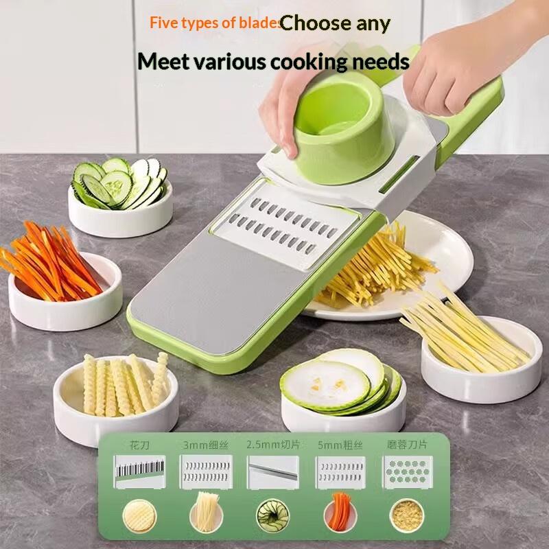 Multifunction Vegetable Slicer, Cutter, Chopper, Grater, Potato Slicer, And Shredder For Home Kitchen And Commercial Use