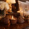 with Lid Ceramics Storage Jar Multi-functional Candlestick Decorative Pinecone Candle Cup  Gift