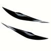 Pair Headlight Lamp Eyebrows Cover Trim Stickers For BMW 3 Series F30 F31 318i 320i 2012-2018 Car Eyelids Lids