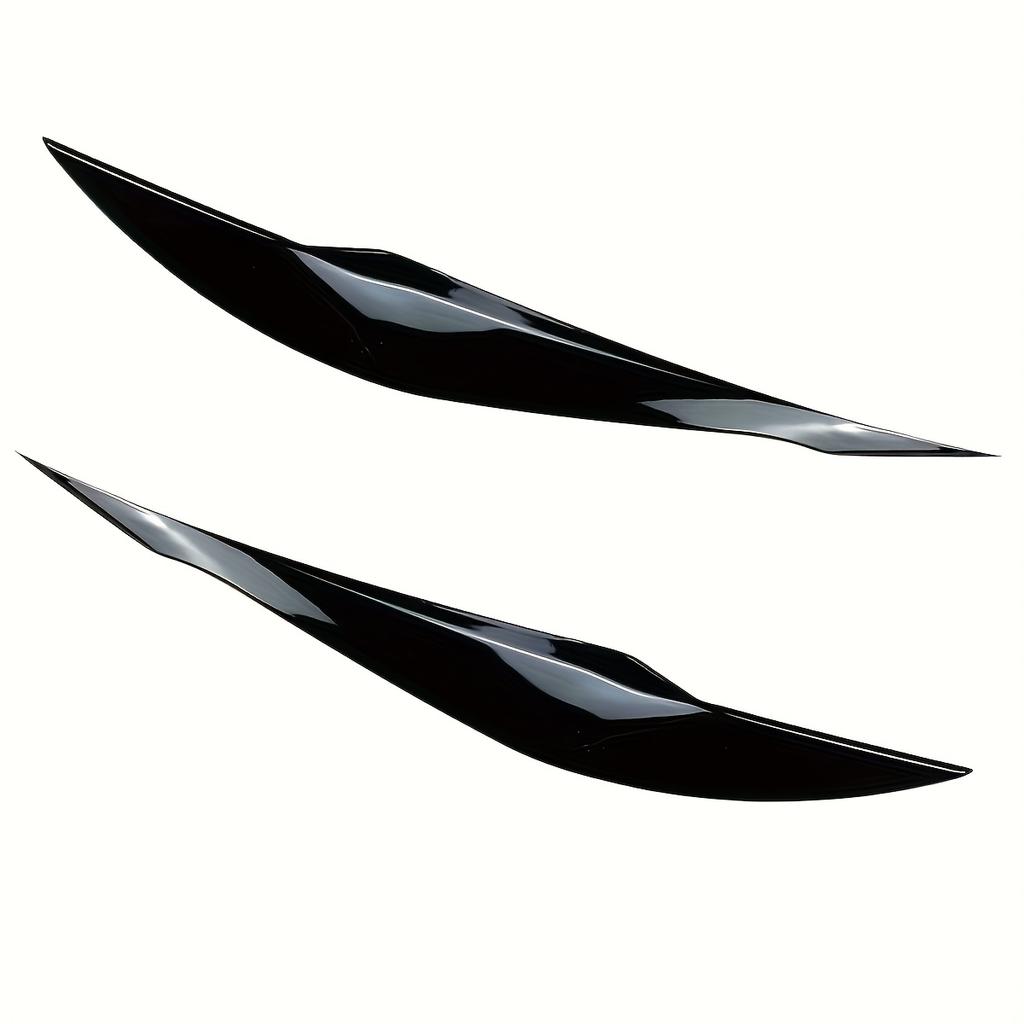 Pair Headlight Lamp Eyebrows Cover Trim Stickers For BMW 3 Series F30 F31 318i 320i 2012-2018 Car Eyelids Lids