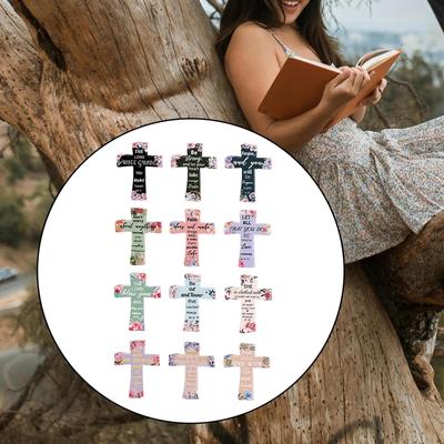 Cross Bookmarks Bible Convenient Compact Collection Page Markers Inspirational for Adults