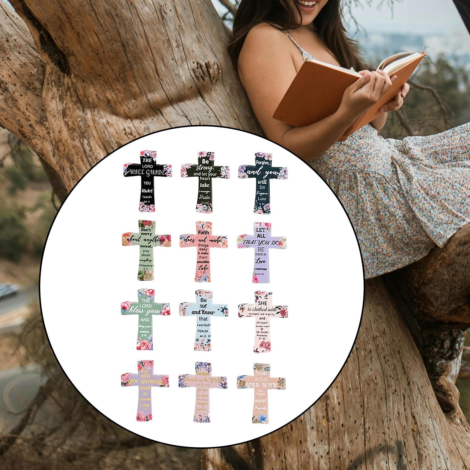 

Крестообразные закладки Библия Удобная Компактная Коллекция Закладки для Страниц Вдохновляющие для Взрослых Style A