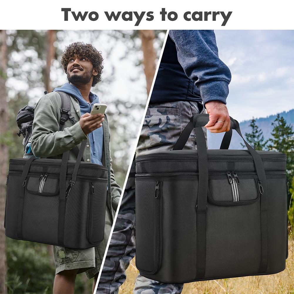 Carrying Case Travel Carrying Bag Dustproof Travel Storage Bag Protective Case for Ecoflow Delta 3 Plus/Solar Generator Delta 2