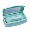 Nail Tool Sterilizer Box Plastic Portable Light Sanitizer Nail Care Cleaning Box For Nail Salon And Home Use