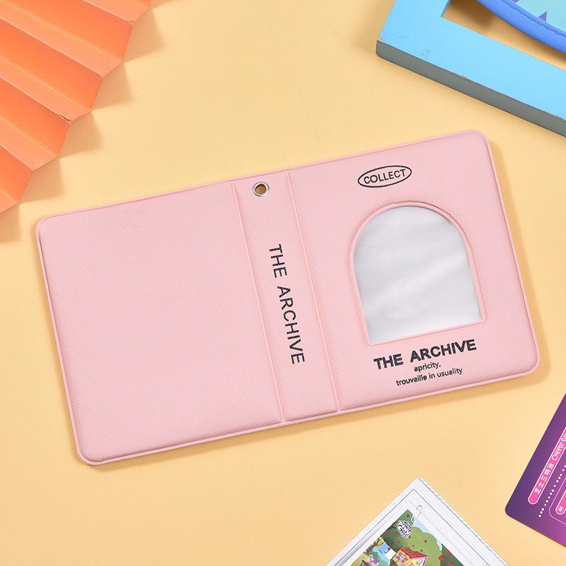 

3-дюймовый мини-фотоальбом, держатель для фотокарточек, фотоальбом, переплет, держатель для фотокарточек, книга для коллекционирования карточек, защитная пленка для фотографий