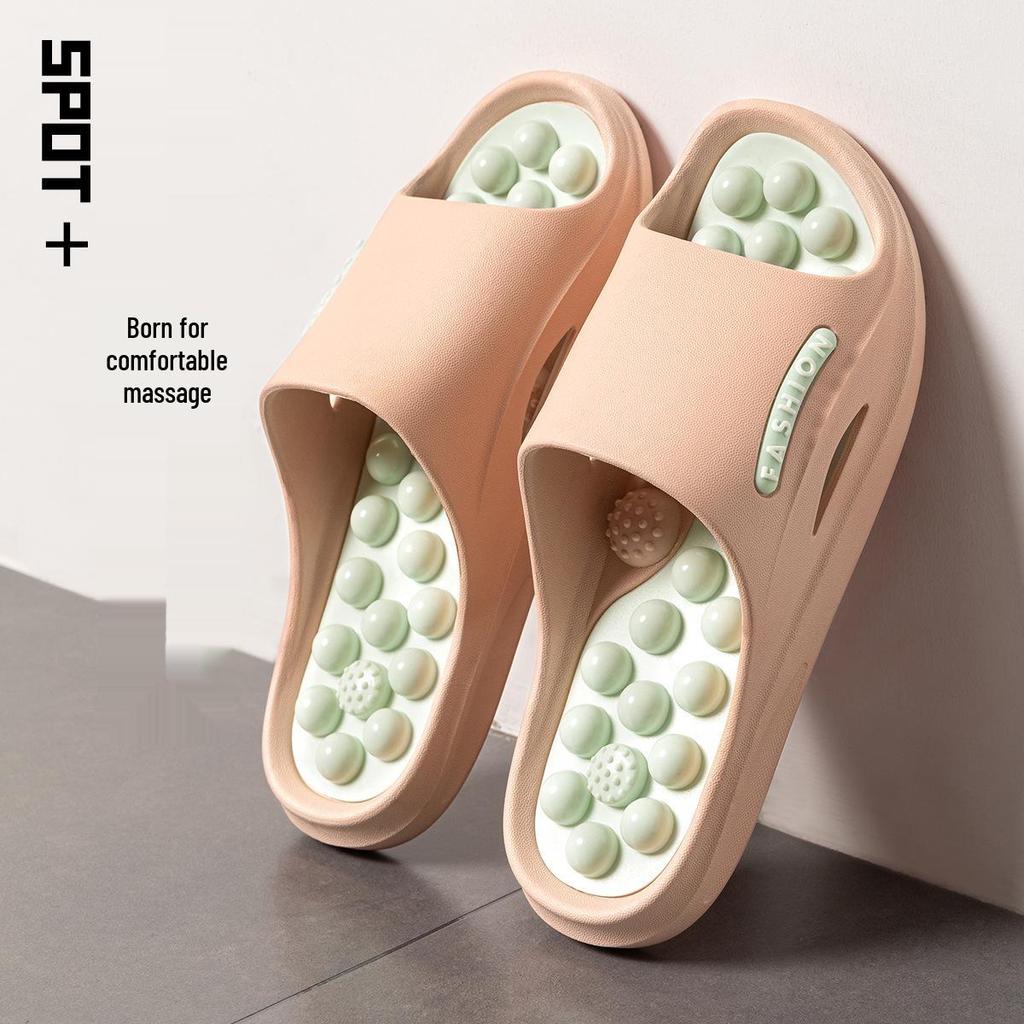 Unisex Non-Slip Acupressure Massage Slippers for Home and Shower