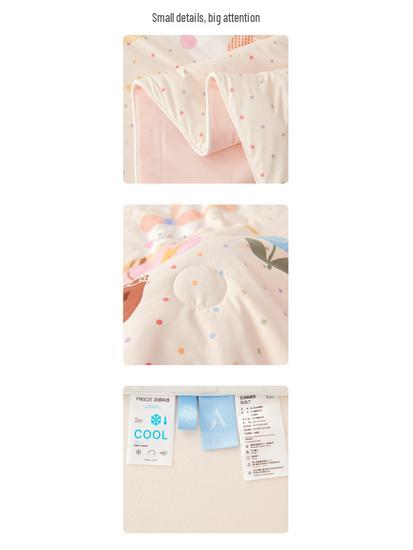 Class A Summer Kindergarten Nap Quilt: Washable, Thin, and Breathable for Air Conditioning