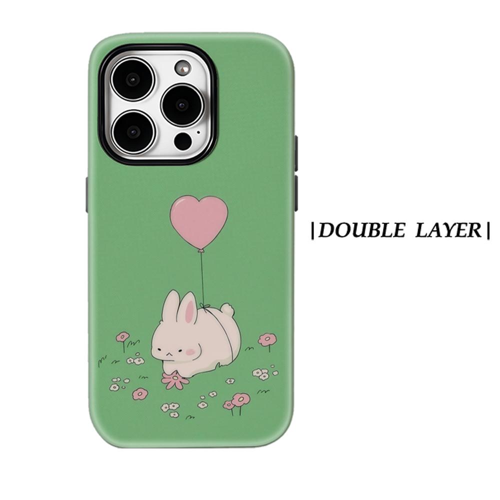 

Bunny & Heart BalloonFor Magnetic Phone Case for IPhone 17 16 15 14 13 Pro Max Plus Single Double-layer Tough Case IPHONE13