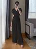 Pre-Sale 2868 Plus Size Women's Korean Style Short Sleeve & Wide Leg Pants Two-Piece Set