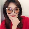 JYL TS Semi-rimless Sunglasses Unisex UV Protection Korean Fashion  6316