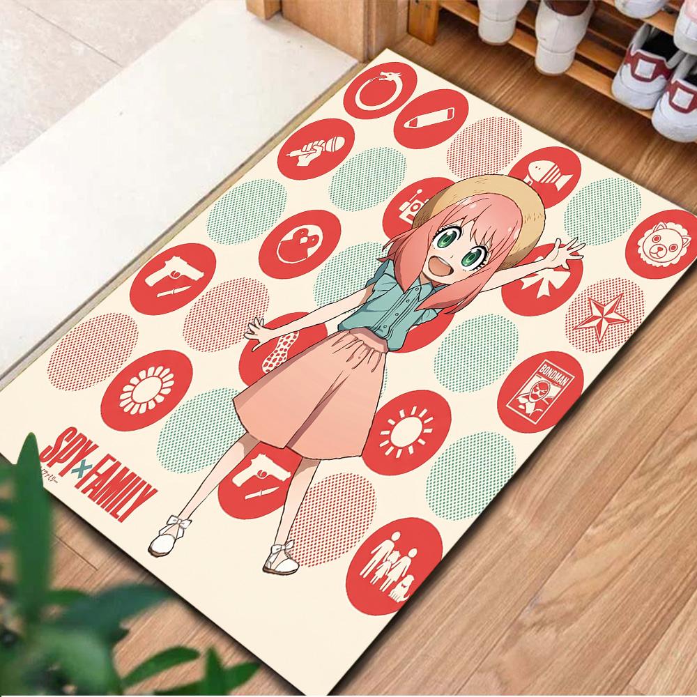 SPY×FAMILY Carpet Floor Mat Home Room Decor Gamer Bedroom Washable Non Slip Large Area YUN6512