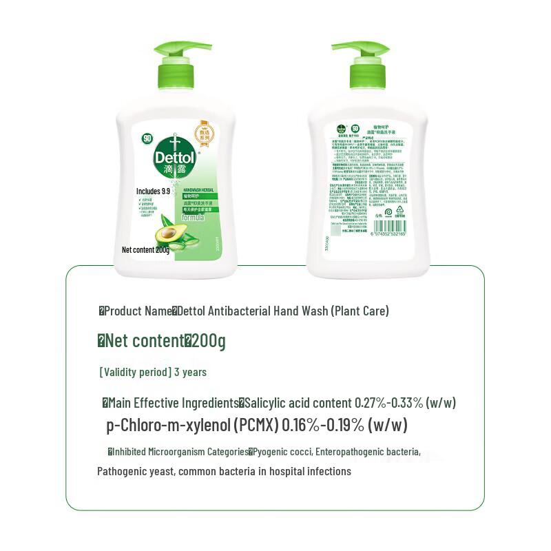 Dettol Antibacterial Hand Wash Plant Care Floral Scent 200g
