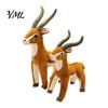 Skin Friendly Polyester Fiber Doll Plush Tibetan Antelope Doll, Posable Stuffed Toy, Cute Toy Cuddly Animal, Collectible Gift for Kids Home