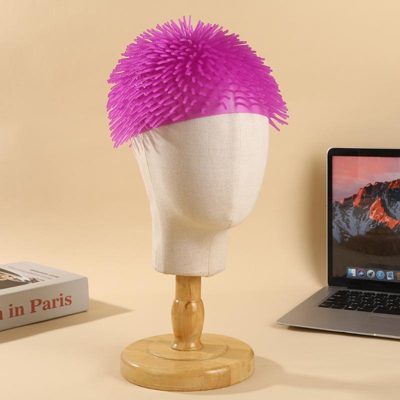 

Шляпа-колючий мяч - Забавный головной убор для розыгрышей, фестивалей, косплея - Эластичный головной убор для снятия стресса для мужчин и женщин фиолетовый