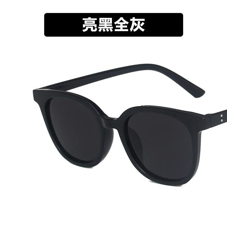 Square cat eye sunglasses women's new brown sunglasses travel street sunglasses take pictures