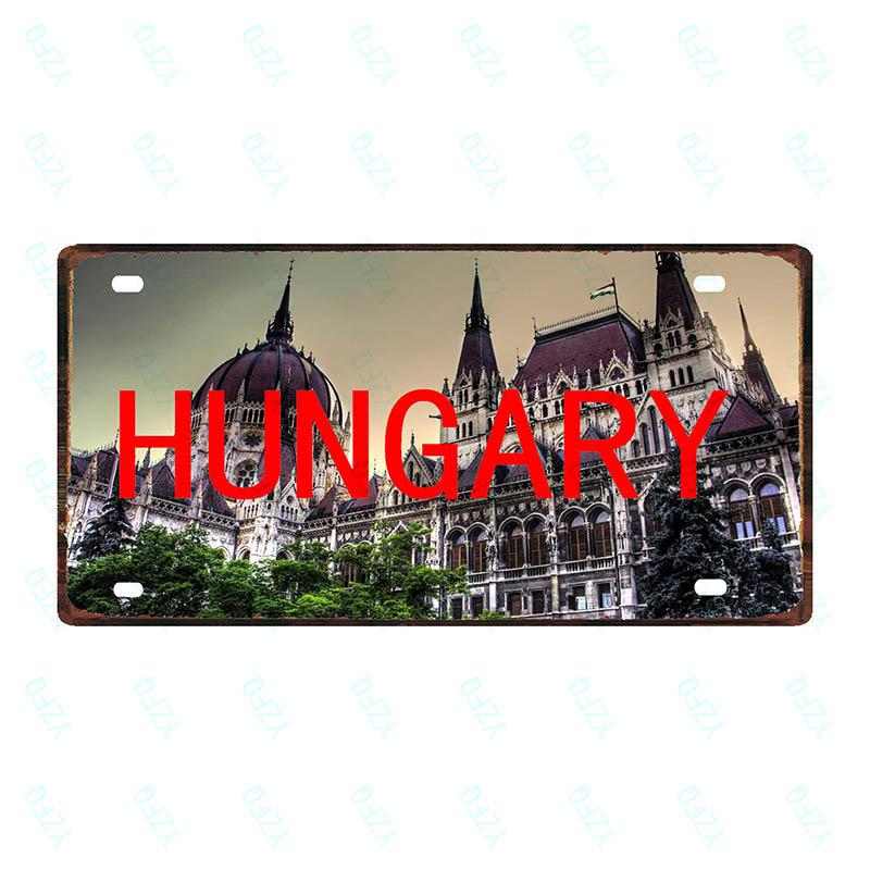 30X15cm City County Sign Plaque Metal Vintage Travel Souvenir Wall Home Cafe Shop Restaurant Decoration  Poster Cuadros DC-0085B