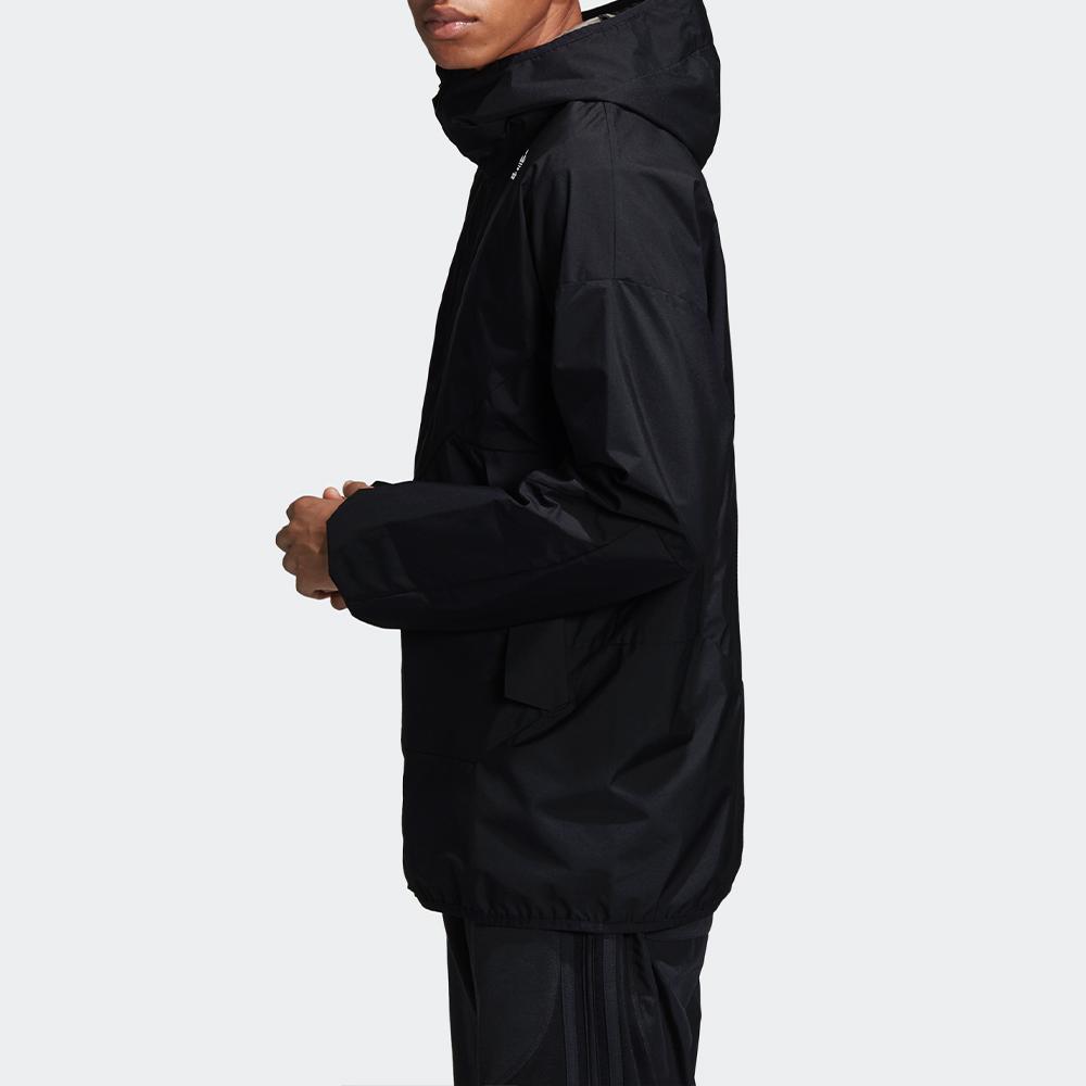 Adidas Originals Trefoil Wb Karkaj Outdoor Waterproof Hooded Windbreaker Jacket Men Outerwear Black DV2000