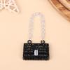 Fashionable Dollhouse Metal Chain Bag Pack Doll Bag Miniature Shopping Handbag For Clothes Accessories
