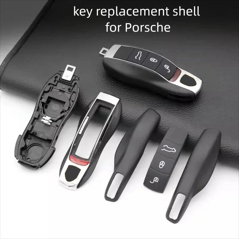 Car Key Case Housing Replacement Remote Key Repair Accessories For Porsche Cayenne Macan Boxter 718 Panamera 911