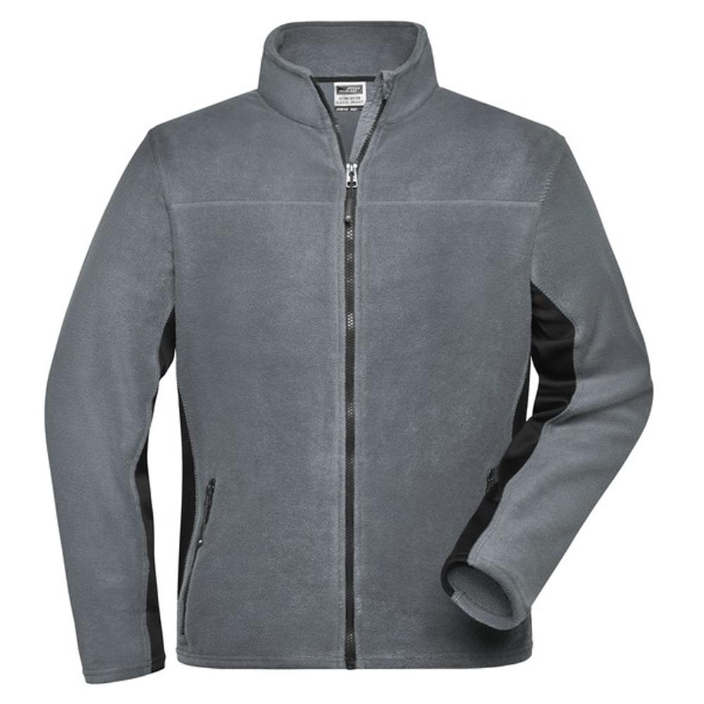 James and Nicholson Mens Strong Work Fleece Jacket
