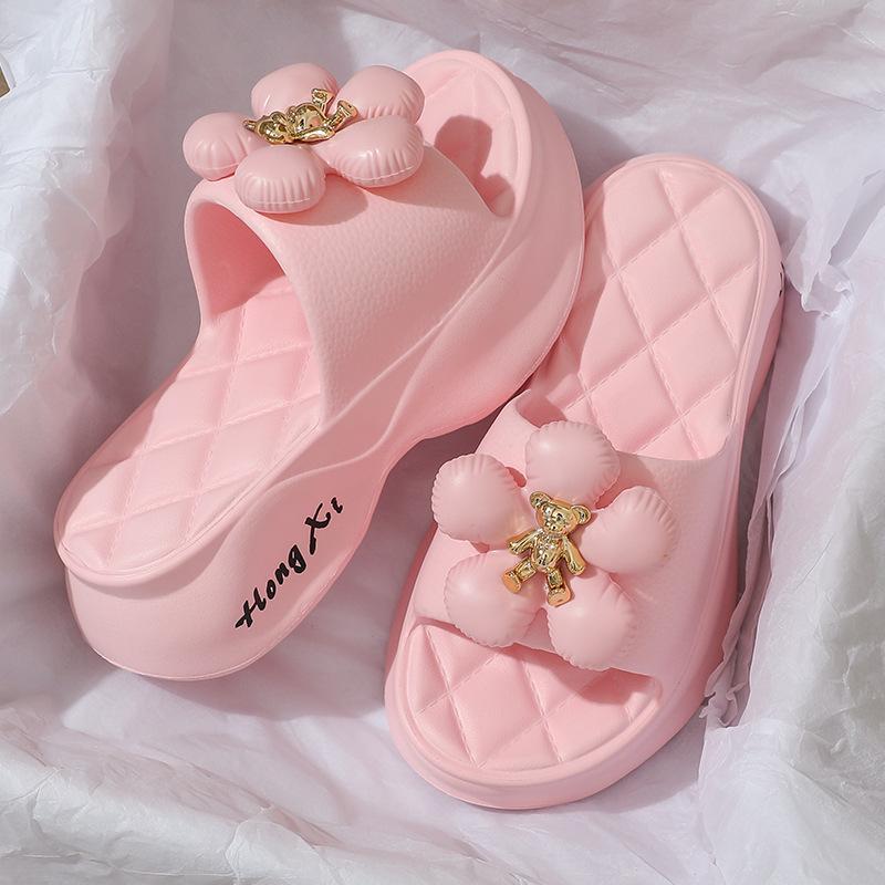 2023 Women's Fashion Thick-Soled Heightening Non-Slip Slippers for Indoor & Outdoor Winter Wear