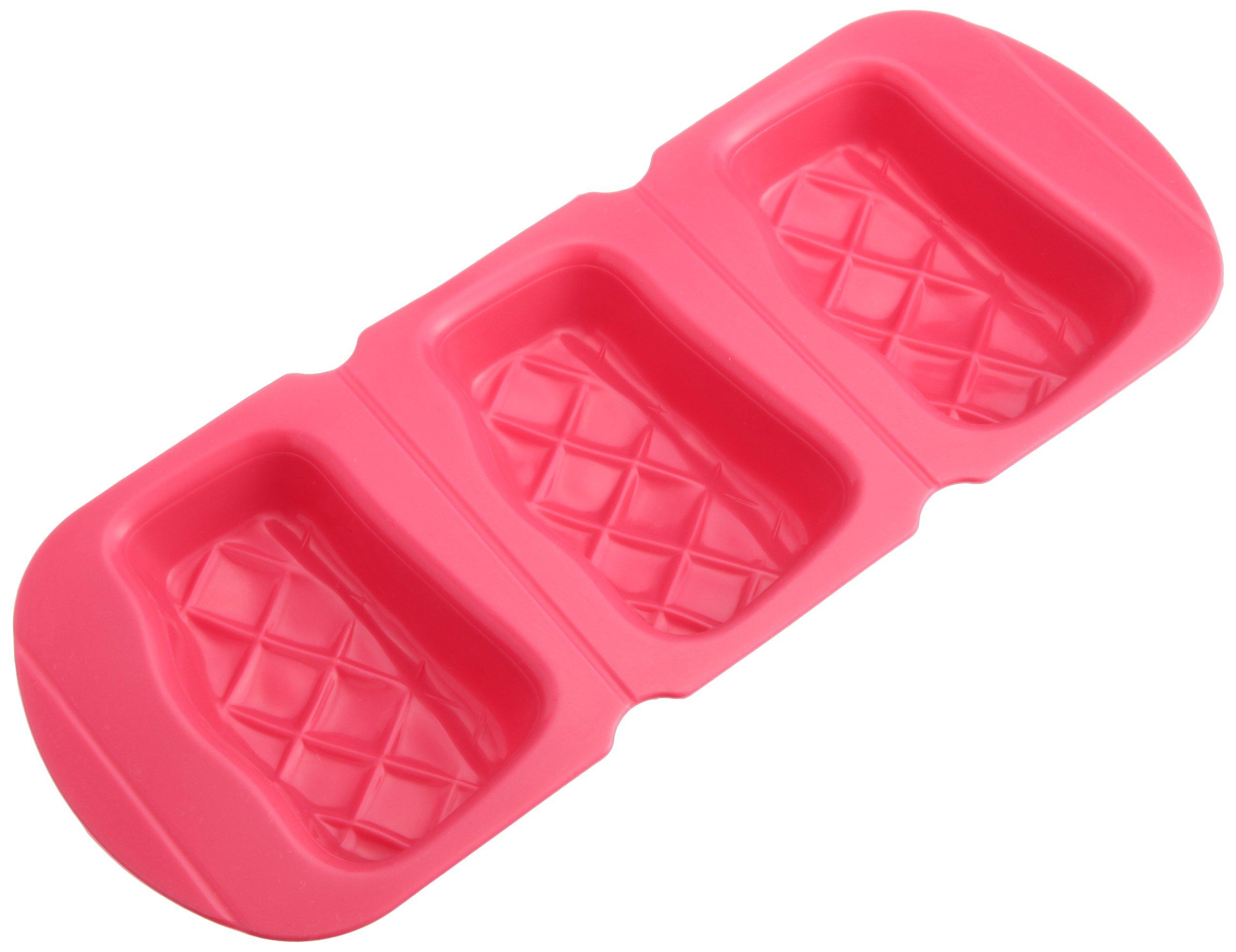 

Asahi Soft Food Silicone Mold, Meat Shape (Red) AN-R