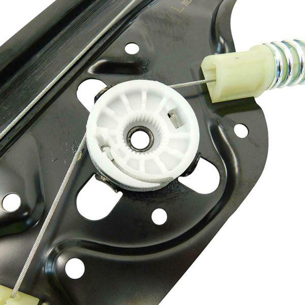 Front Left Power Window Regulator for BMW 745i - Black Metal (1 pc)