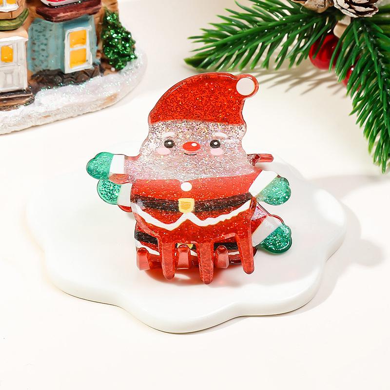 Bamboo Yao Jewelry Cute Shark Hair Clips for Women - Christmas Hair Accessories and Small Updo Claws