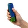 3D Printed Spiky Fidget Toy with Ball Chain, Stress Relief Gripper Sensory Toy with Spinner & Clicker, Portable Travel Massage Stick Pain Stimming