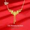 Lilac Women's Pendant Clavicle Necklace - Elegant High-End Tassel Chain Jewelry