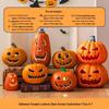 Luminous White Pumpkin Lantern: Large Halloween Decoration for Shopping Malls & Theme Events