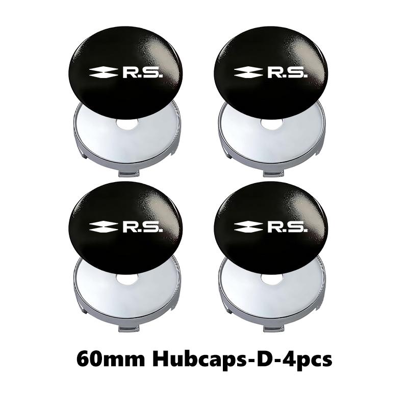 Universal 60mm Car Wheel Hub Cover Auto Anti-Dust Wheel Center Cap For Renault Clio Koleos Megane Espace Dacia RS Kadjar ZOE