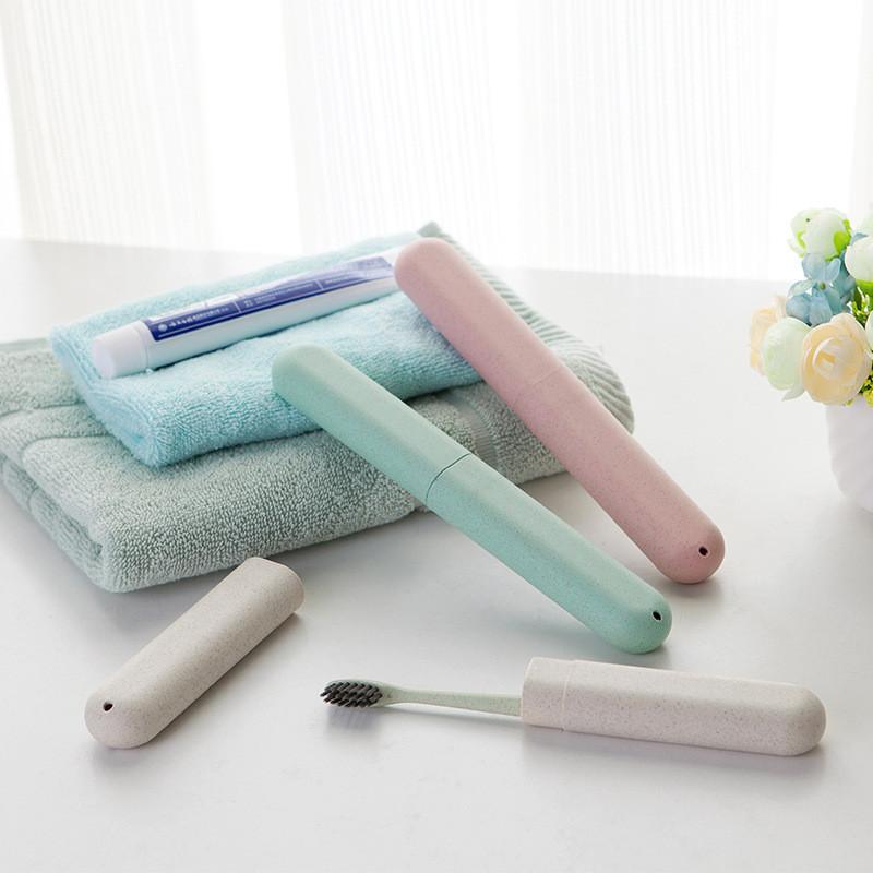 Travel Accessories Toothbrush Tube Cover Case Cap Fashion Plastic Suitcase Holder Baggage Boarding Portable Packing Organizer