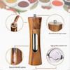 Pepper Mill Wood Salt and Pepper Mill Manual Salt Mill Spice Mill with Adjustable Ceramic Grinder f 25-26s