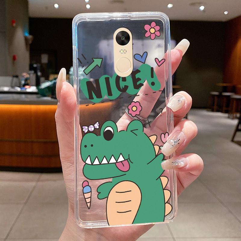 For Xiaomi Redmi Note 4 Case Clear Luxury Butterfly Flower Soft TPU Silicone Phone Cover For Redmi Note 4X Transparent Case