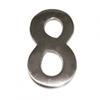 DOOR NUMBERS FROM 1 TO 9. 10cm. CHOOSE NUMBER AND FINISH. NUMBER EIGHT MATT NICKEL FINISH