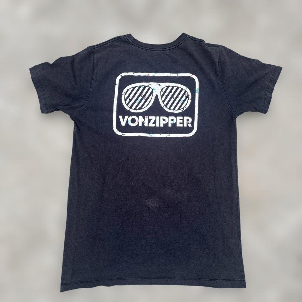 Used VONZIPPER T-shirt black L size