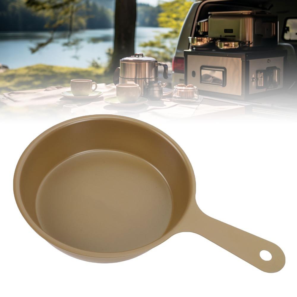 5.1 Inch Mini Fry Pan Round Camping Cookware Durable Non Stick Skillet Home Cooking хаки