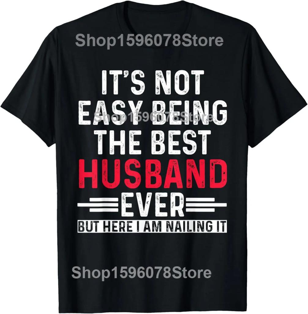 Sorry About My Husband Funny Marriage Husband Wife T Shirts Humor Streetwear Tee Shirt Short Sleeve Unisex Loose Clothing
