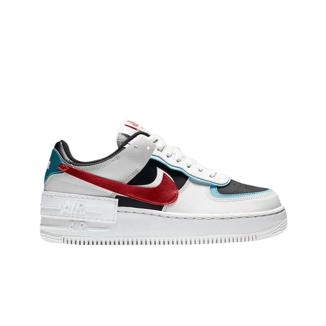 

Женские кроссовки Nike Air Force 1 Shadow Bleached Aqua Chile Red DA4291-100