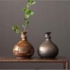 European Ceramic Vase Vintage Stoneware Flower Ware Hydroponic Ornaments Living Room Office Desktop Floral Vase Home Decoration