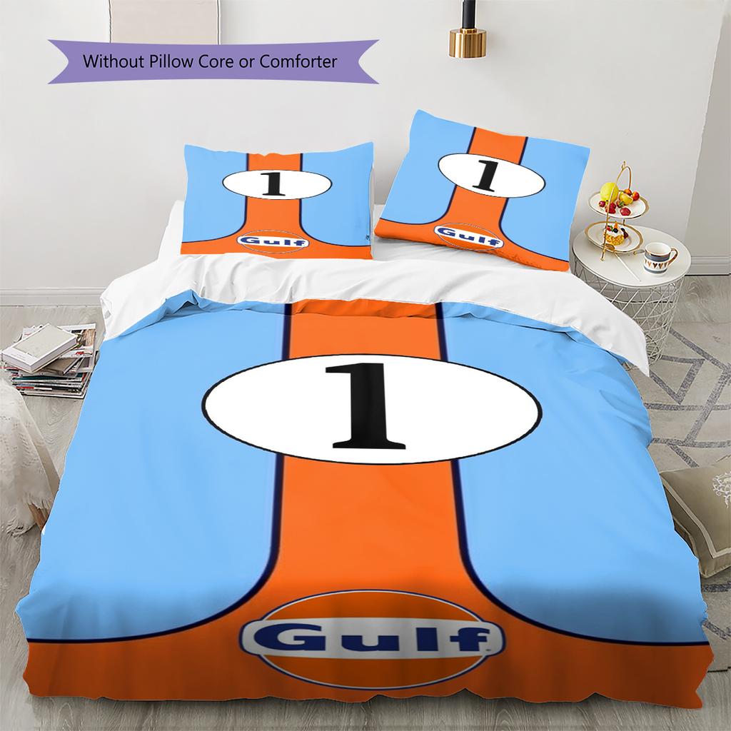 Cartoon Pattern Bedding Quilt Set Quilt Cover Pillowcase Home Decoration Birthday Gift (1 * duvet cover + 2 * pillowcase, without core)