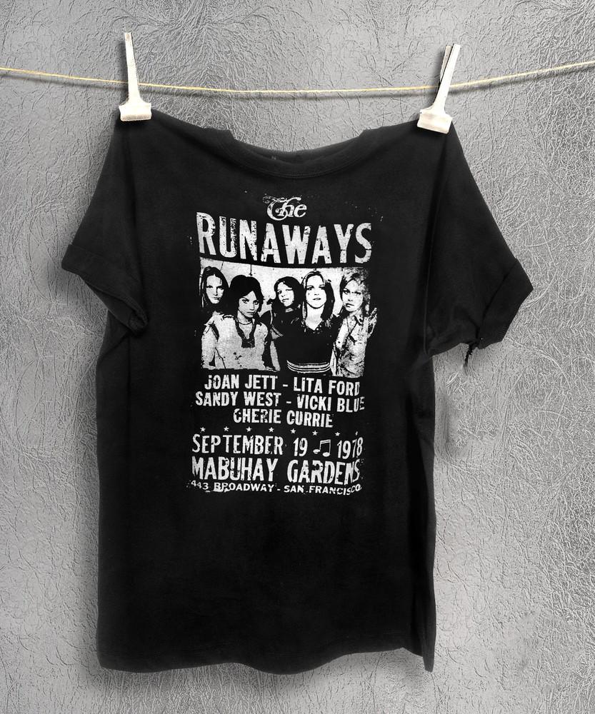Collection The Runaways Band  Gift For Fan Black S2345 XL Men TShirt QT153 Unisex T-Shirt M