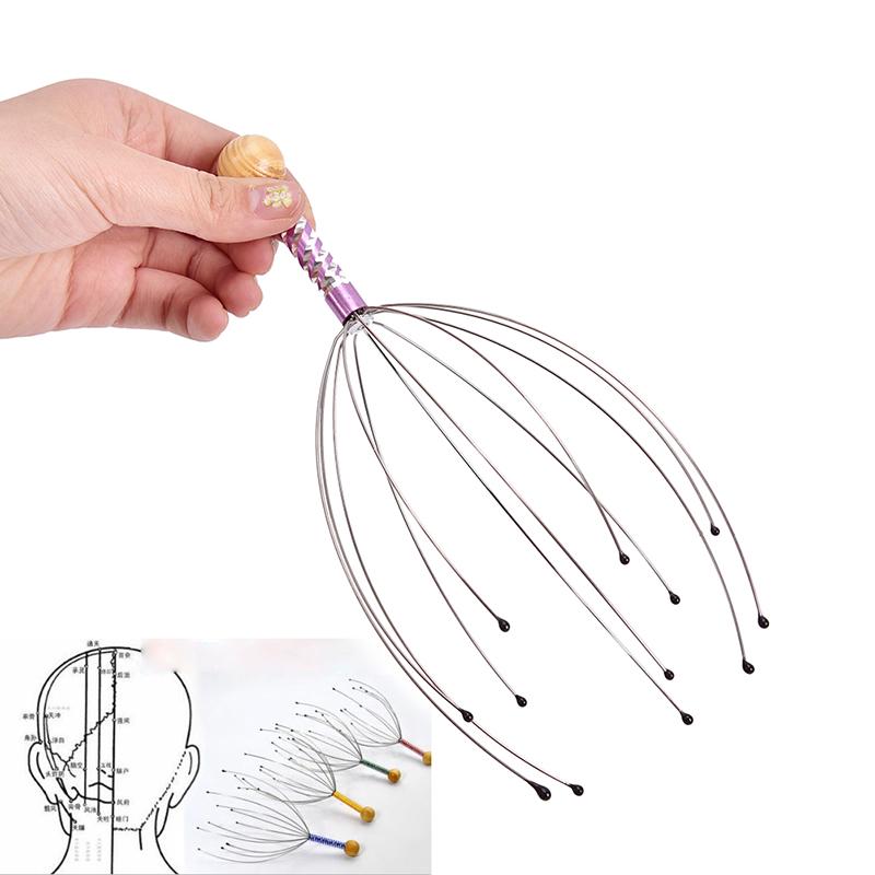 New Head Neck Scalp Massager Massage Tool Stress